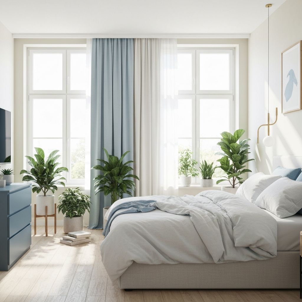 Peaceful bedroom environment for quality sleep